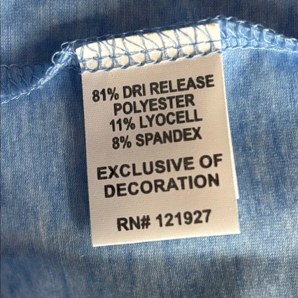 JOHNNIE O Welsey Performance 1/4 Zip Hoodie in Mailblu Size Medium MSRP $128.00 - Picture 8 of 9